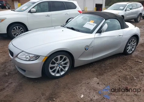 2007 BMW Z4 3.0I z USA, uszkodzony, nr VIN 4USBU33507LW72469